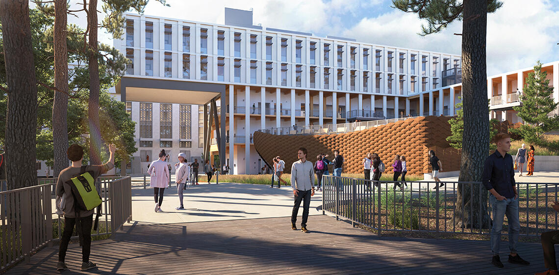 Coming soon: UC Berkeley's first mass timber building.