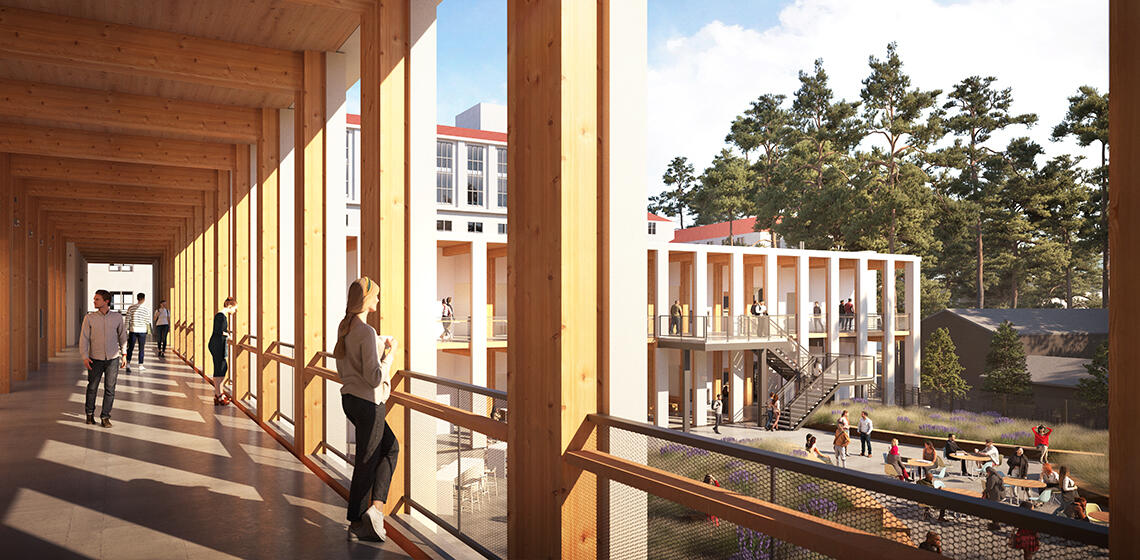 Coming soon: UC Berkeley's first mass timber building.